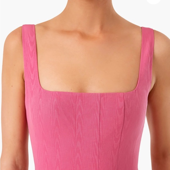 NWT STAUD Lollipop Portrait Pink Dress - size 6 - Picture 2 of 6